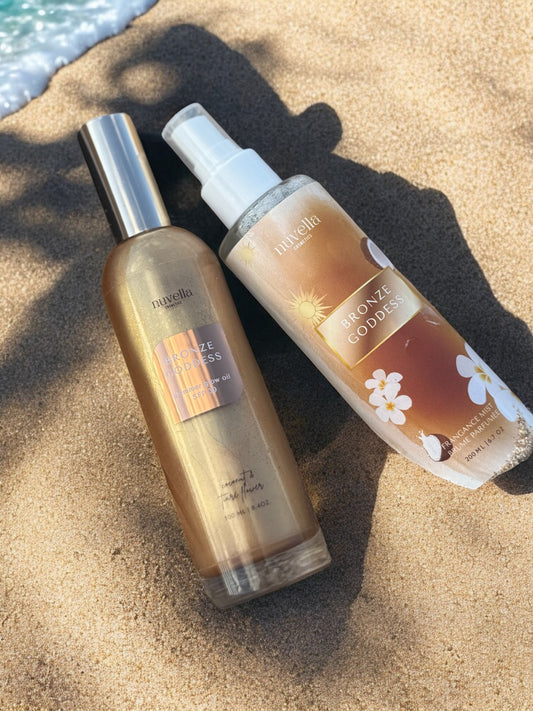 Duo Glow : Shimmer Oil & Body Splash